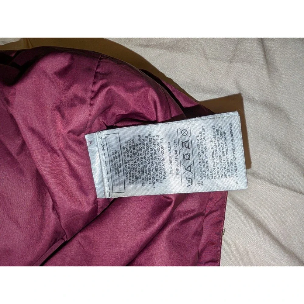 adidas Men's Burgundy Hooded Full Zip Windbreaker Jacket w/ Pockets Size L
